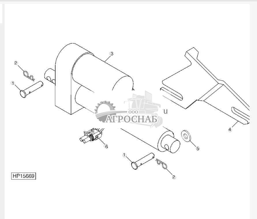 Мотор регулировки подбарабанья 